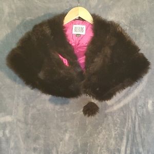 Shoulder cover. Faux fir